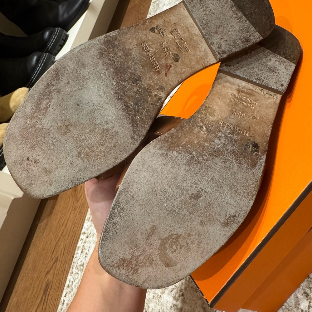 Hermes Oran Sandal 38.5 - Picture 6 of 6